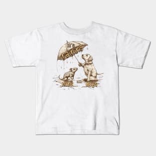 It's Raining Rats and Dogs Kids T-Shirt